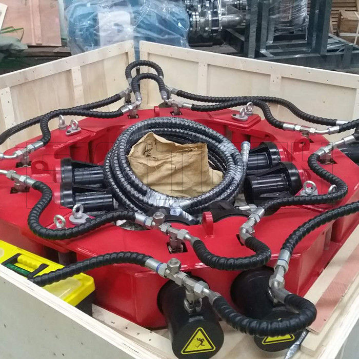 34.3Mpa Concrete Pile Cutting Machine , 25L/Mim Hydraulic Pile Cutter